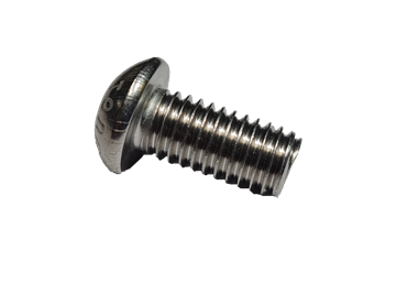 Buttonhead bolt rustfri  A2 8x16mm